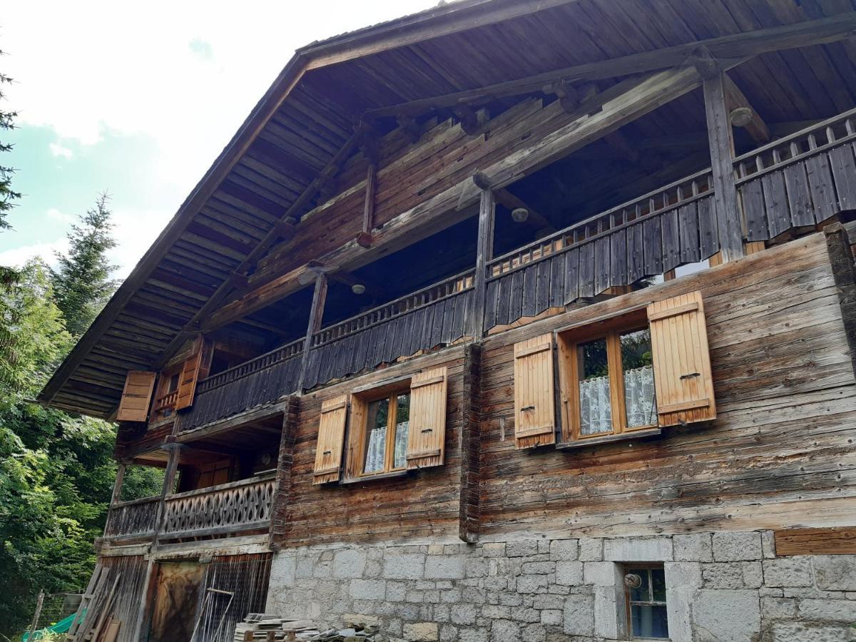 Charmieux Appartement En Chalet Typique Le Grand-Bornand Luaran gambar