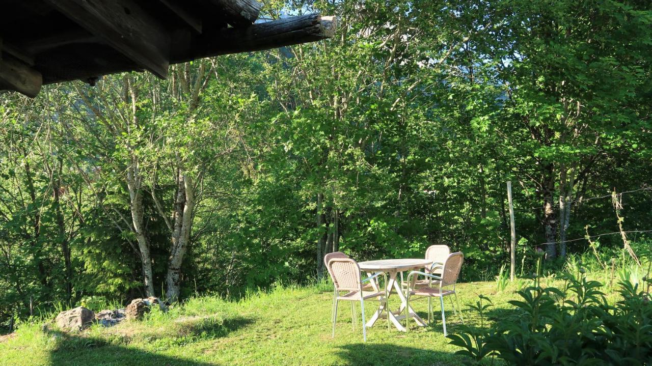 Charmieux Appartement En Chalet Typique Le Grand-Bornand Luaran gambar